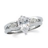 Diamond Solitaire Enhancer .25 CTW 4 x 2.5mm Diamonds Ref 988399