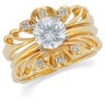 Diamond Ring Guard .13 CTW Side Diamonds Ref 614147