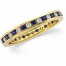 Diamond and Sapphire Eternity Band Ref 185988