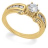 Fancy Diamond Engagement Ring .25 CTW Ref 853055