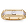 Gents Two Tone Diamond Ring .25 CTW Ref 959415