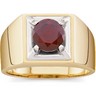 Gents Mozambique Garnet Ring 7.5mm Ref 300458