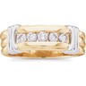 Gents Two Tone Diamond Ring .5 CTW Ref 961762