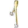 Two Tone Diamond Chain Slide .2 CTW Ref 525440