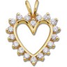 Diamond Heart Pendant .9 CTW Ref 500131