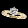 Round Solstice Solitaire Engagement Ring .33 Carat Ref 933918