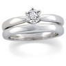 Solstice Solitaire Engagement Ring .4 Carat Center Diamond Ref 629703