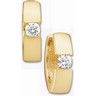 Hinged Diamond Earrings 12mm .2 CTW Ref 118470