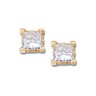 Solitaire Stud Earrings