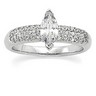 Diamond Semi Set Engagement Ring .25 CTW Ref 639317