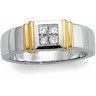 Two Tone Diamond Duo Wedding Band .5 CTW Diamonds Ref 657660