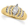 Diamond Semi Set Engagement Ring .38 CTW Ref 550038