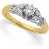 Diamond Semi Set Engagement Ring .38 CTW Ref 141141