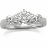 Diamond Semi Set Engagement Ring .25 CTW Ref 444890