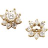 Diamond Earring Jackets 1.2 CTW Ref 737580