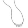 3 Stone Diamond Pendant on Chain | 1/2 carat TW | SKU: 61431