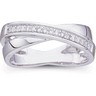 Overlapping Diamond Ring .17 CTW Ref 961950