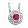 Genuine Ruby and Diamond Necklace Ref 517237
