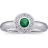 Genuine Emerald and Diamond Ring Ref 941968