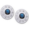 Genuine Sapphire and Diamond Earrings Ref 477912