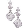 Round Diamond Filigree Earrings .13 CTW Ref 952758
