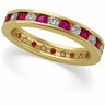 Ruby and Diamond Eternity Band .33 CTW Ref 329339
