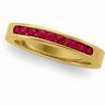 Genuine Ruby Anniversary Band 1.7 or 2.2mm Ref 611775