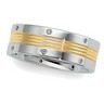 Two Tone Diamond Duo Wedding Band .08 CTW Ref 834369