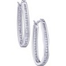 Diamond Hoop Earrings Ref 313085