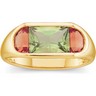 Emerald Cut Gemstone Rings