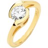 Created Moissanite Engagement Ring 6.5mm 1 Carat Ref 109965