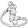 Created Moissanite Ring .5 CTW Ref 477825