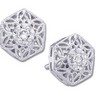 Diamond Filigree Earrings .08 CTW Ref 759295