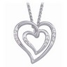 Diamond Heart Necklace .1 CTW Ref 640262