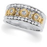 Two Tone Bridal Anniversary Band .2 Carat Ref 222949