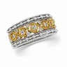 Two Tone Bridal Anniversary Band .25 Carat Ref 970035