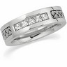 Hand Woven Diamond Duo Wedding Band Ref 108049