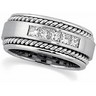 Hand Woven Diamond Wedding Rings