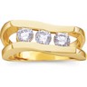 Three Stone Diamond Ring .75 CTW Ref 564448