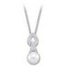 Freshwater Cultured Pearl and Diamond Necklace 0.1 CTW 8mm Ref 884015