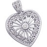 Diamond Heart Pendant .1 CTW Ref 409863