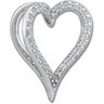 Diamond Heart Pendant Slide .33 CTW Ref 132906