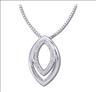 Diamond Pendant with 16 inch Box Chain .1 CTW Ref 579735