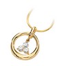 Created Moissanite Pendant | 3 mm | 1/3 carat TW | SKU: 64822