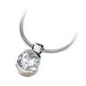 Created Moissanite Pendant Ref 445424