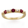 Genuine Ruby and Diamond Anniversary Band .17 CTW Ref 854464