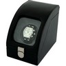 Tritan Eilux Black Leather Single Watch Winder 5 x 7.5 x 6.63 Ref 603859