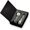 Eilux Cosmos Black Leather 2 Watch Storage Case 4.75 x 6.5 x 2 Ref 762142