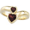 Genuine Mozambique Garnet Ring 6 x 4mm Ref 813707