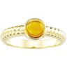 Genuine Citrine Ring 6mm Ref 265700